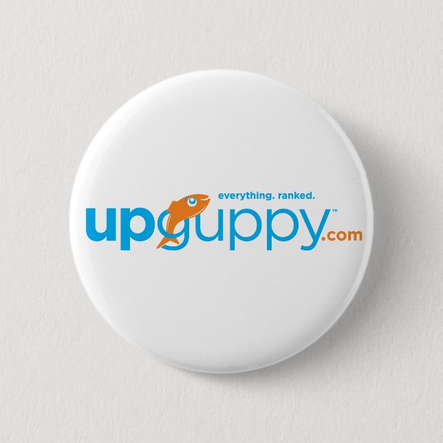 UpGuppy Knopf Button (Vorderseite)
