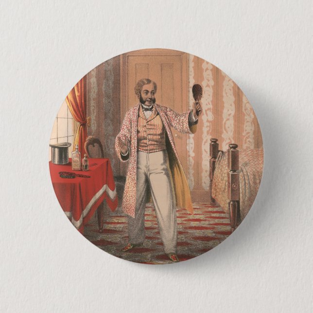 Uphams Haarfarbe, circa 1864 Button (Vorderseite)