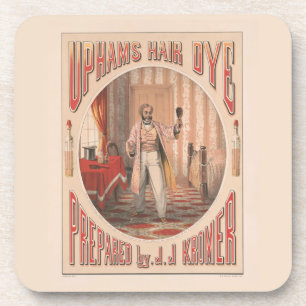 Uphams Haarfarbe, circa 1864 Getränkeuntersetzer