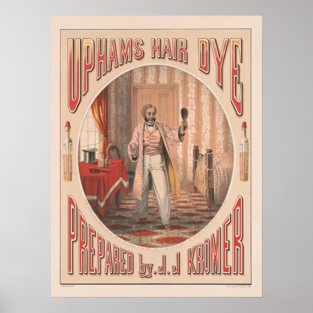 Uphams Haarfarbe, circa 1864 Poster (Vorne)