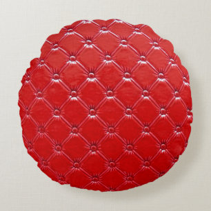 Upholsterie aus echtem Leder: Versatile Dekoration Rundes Kissen