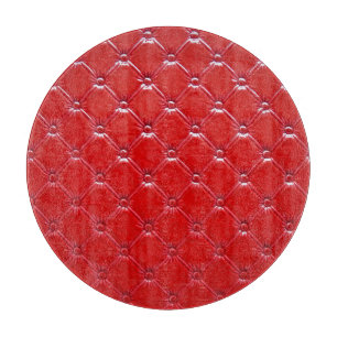 Upholsterie aus echtem Leder: Versatile Dekoration Schneidebrett