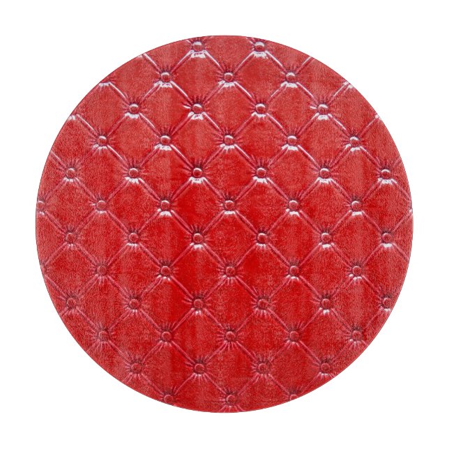 Upholsterie aus echtem Leder: Versatile Dekoration Schneidebrett (Vorderseite)