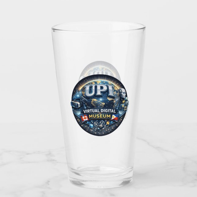 UPI VDM Glasbecher Glas (Vorderseite)