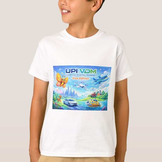 UPI Virtuelles Digitalmuseum – Kinderedition T-Shirt (Vorderseite)