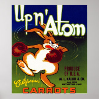 Upl Atom Carrots Poster