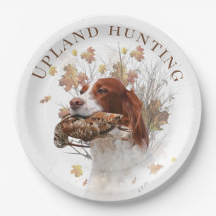Upland Game Bird Junting Pappteller