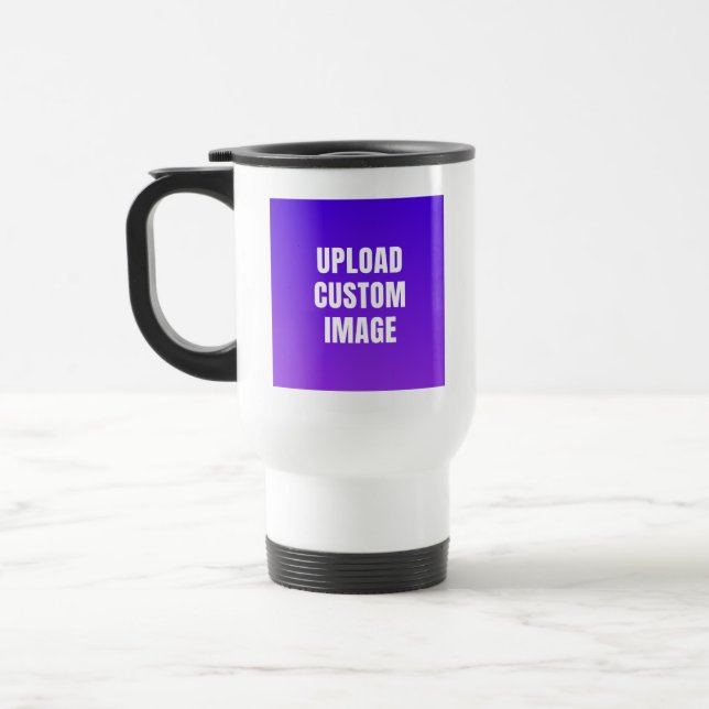 Upload 2 Custom Image - Add Your Own To Print On A Reisebecher (Links)