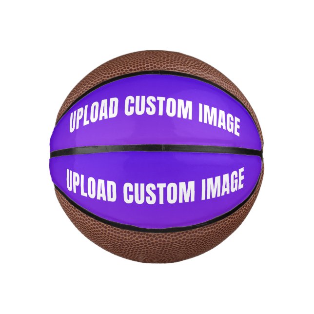 Upload  2Custom Image - Add Your Own To Print On A Mini Basketball (Vorderseite)