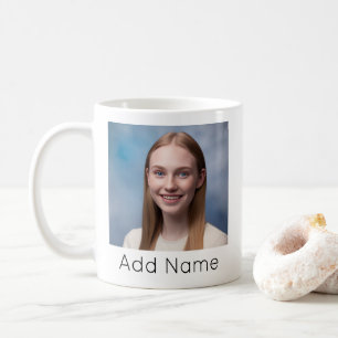 Upload Bild Benutzerdefiniert Foto und Name Person Kaffeetasse