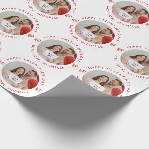 Upload Bild Custom Foto Happy Valentine Day Geschenkpapier