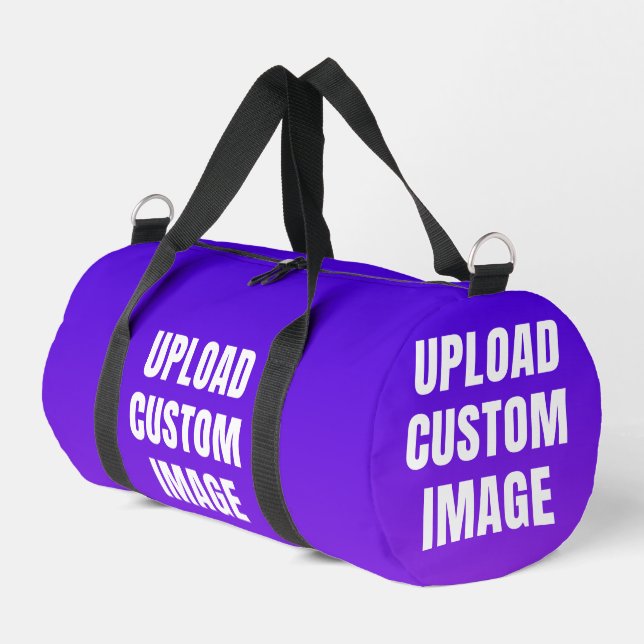 Upload Custom 4 Image - Add Your Own To Print On A Duffle Bag (Linke Seite)