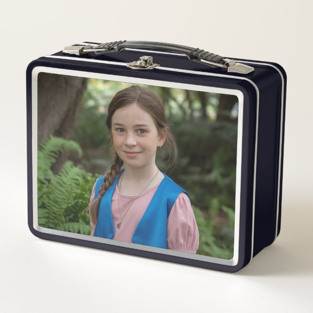 Upload Picture Custom Photo  Personalized          Metall Brotdose (Vorderseite)