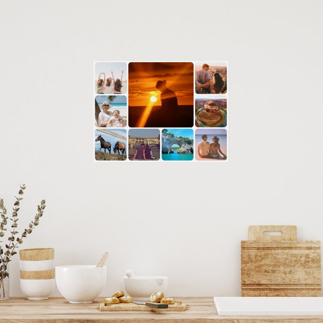 Upload von neun Fotos Poster (Küche)