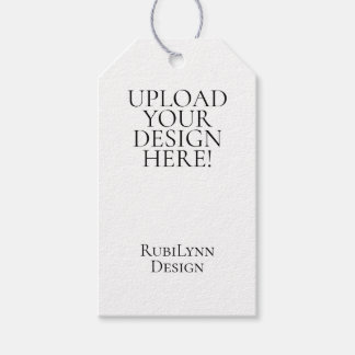 Upload Your Design Here Custom Gift Tag Geschenkanhänger