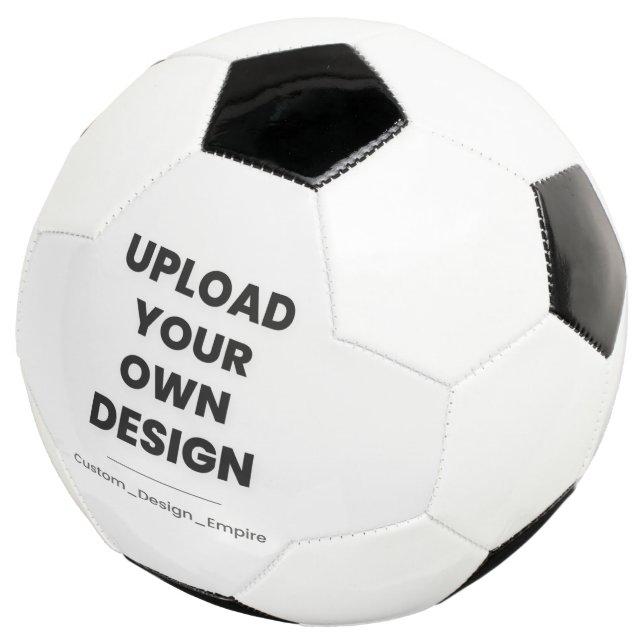 Upload Your Own Design Here | Custom Template Fußball (Dreiviertel)