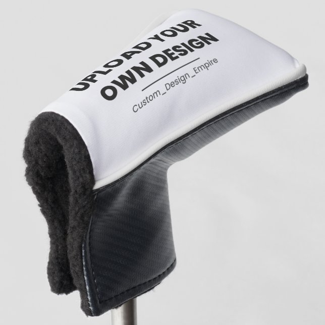 Upload Your Own Design Here | Custom Template Golf Headcover (3/4 Vorderseite)