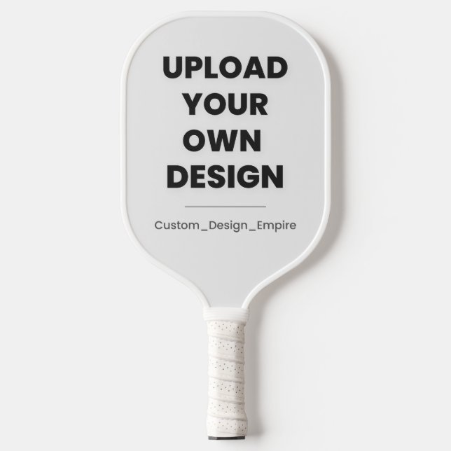 Upload Your Own Design Here | Custom Template Pickleball Schläger (Vorderseite)