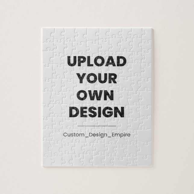 Upload Your Own Design Here | Custom Template Puzzle (Vertikal)