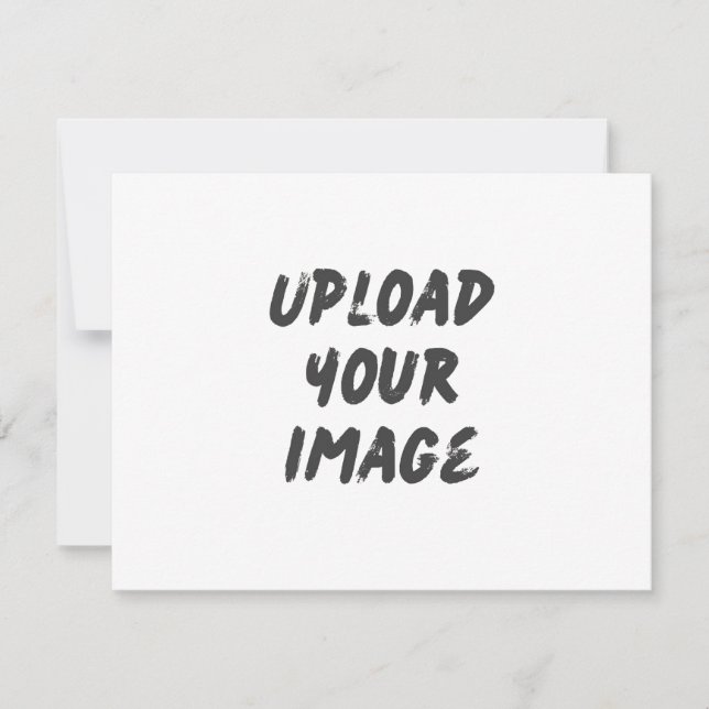 Upload your own Wedding RSVP Card (Vorderseite)