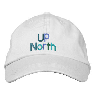 UpNorth Hat Shades of Blue Bestickte Baseballkappe