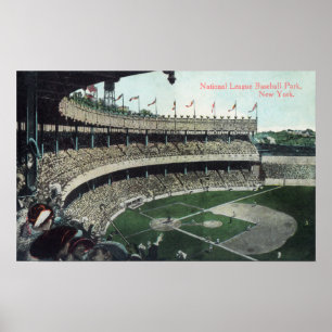 Upper Bleacher View of Nat'l League Baseball Par Poster