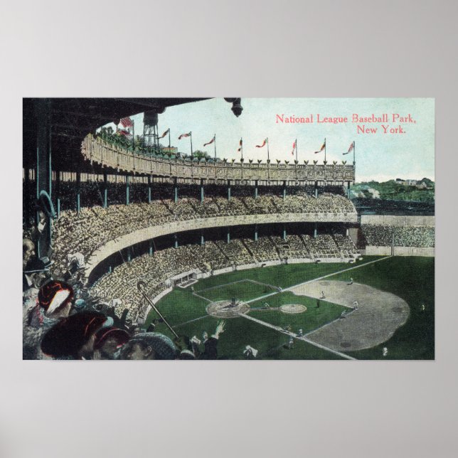 Upper Bleacher View of Nat'l League Baseball Par Poster (Vorne)