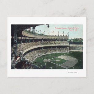 Upper Bleacher View of Nat'l League Baseball Par Postkarte