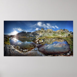 Upper Ediza Seebecken unter den Minarettbecken - S Poster