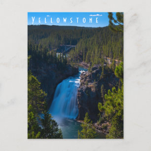 Upper Falls Grand Canyon of the Yellowstone Postkarte