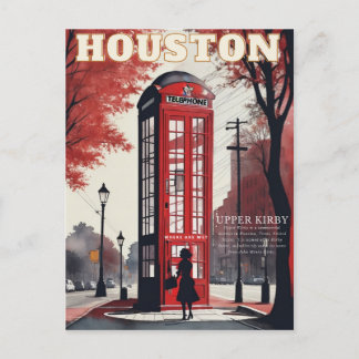 Upper Kirby, Houston, Texas Postkarte