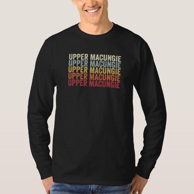 Upper Macungie Pennsylvania Upper Macungie PA Retr T-Shirt (Vorderseite)