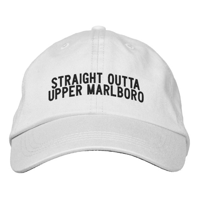 Upper Marlboro Maryland Hat Bestickte Baseballkappe (Vorderseite)