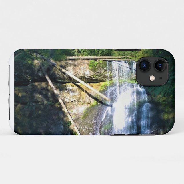 Upper North Falls, OR Case-Mate iPhone Hülle (Rückseite (Horizontal))
