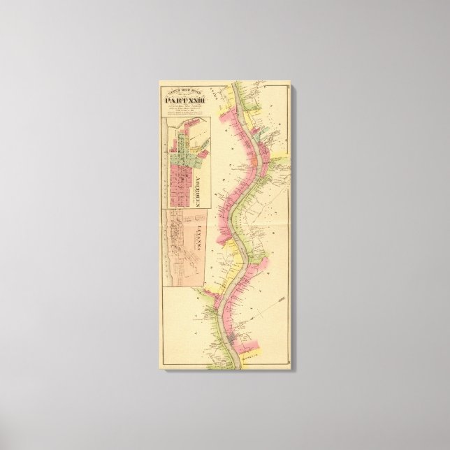 Upper Ohio River and Valley 10 Leinwanddruck (Vorderseite)