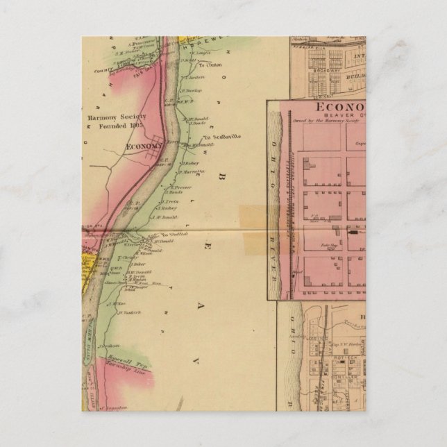 Upper Ohio River and Valley 10 Postkarte (Vorderseite)