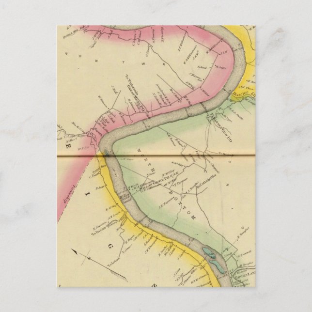 Upper Ohio River and Valley 11 Postkarte (Vorderseite)