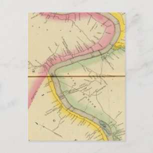 Upper Ohio River and Valley 11 Postkarte