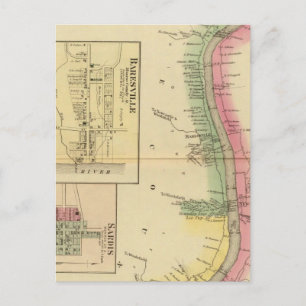 Upper Ohio River and Valley part Postkarte