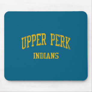 Upper Perk High School Hs Pennsburg Pa Vintage Srt Mousepad