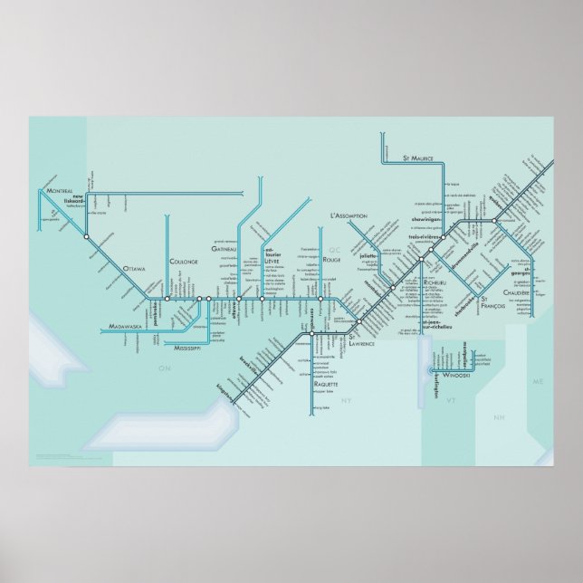 Upper Saint Lawrence Poster (Vorne)