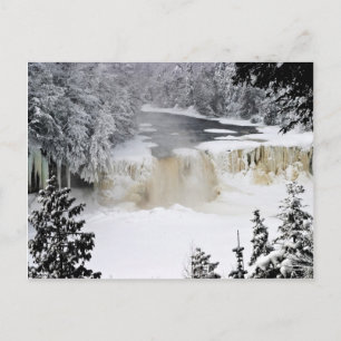 Upper Tahquamenon Falls-postcardcopy Postkarte