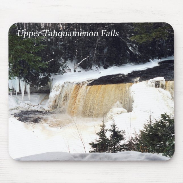 Upper Tahquamenon Falls winter mousepad (Vorne)