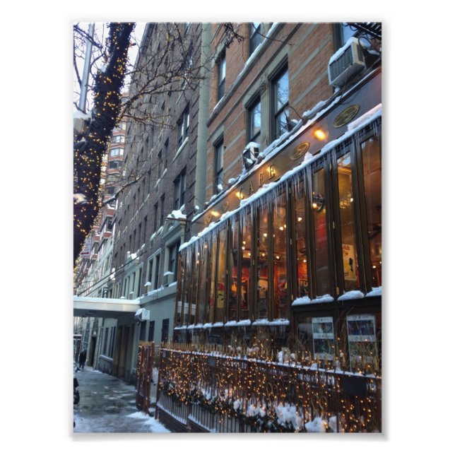 Upper West Side Icicles New York City Winter NYC Fotodruck (Vorne)