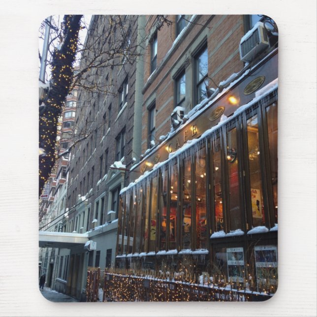Upper West Side Icicles New York City Winter NYC Mousepad (Vorne)