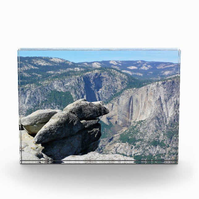 Upper Yosemite Falls from Glacier Point, CA Fotoblock (Vorderseite)