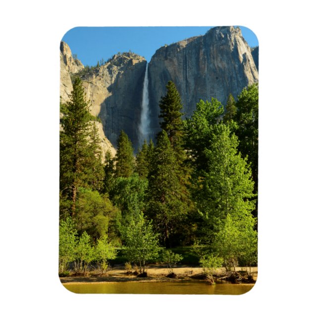 Upper Yosemite Falls, Merced River, Yosemite Magnet (Vertikal)