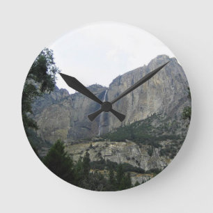 Upper Yosemite Falls, Yosemite National Park, CA Runde Wanduhr