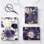 üppige Blüten | Lila und rosa Blumenmuster Geschenkpapier Set<br><div class="desc">Die Drehung des modernen Bohemischen rustikalen, handbemalten Botanischen Bouquets mit Wasserfarben und blühenden Wasserfarben in luxuriösen, kühnen Purpur und Pink mit üppiger Vegetation botanisch. Aus der Kollektion "Boho Bloom" besteht dieses Layout aus einem Bohemischen Blumenstrauß mit strahlender Blume und Eukalyptusblüte. Für andere Farben, Stile oder koordinierende Produkte besuchen Sie bitte...</div>