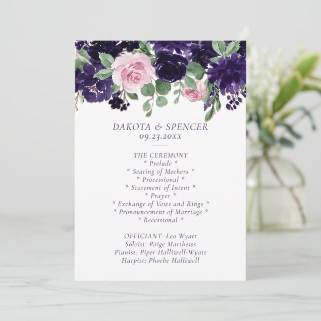 üppige Blüten | Lila und rosa Rosengarten Programm (Stehend Vorderseite)